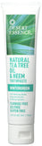 Desert Essence pasta dental en tubo, limpieza diaria natural
