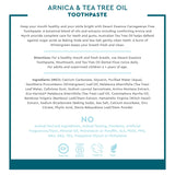 Arnica y Mirra en Desert Essence para encías calmadas