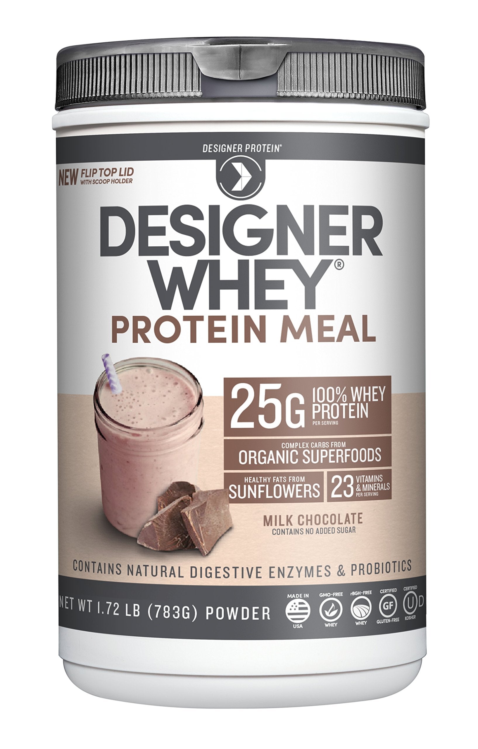 Fibra prebiótica y probióticos para digestión saludable con Designer Wellness