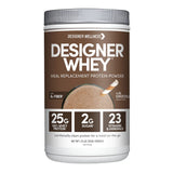 Proteína Whey de Designer Wellness en batido para reemplazo de comida con proteína de alta calidad