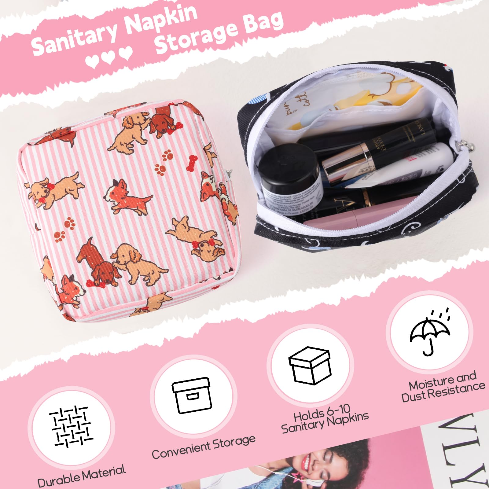 Desing Wish bolsa para bolso compacta, ideal para mochila o bolso.