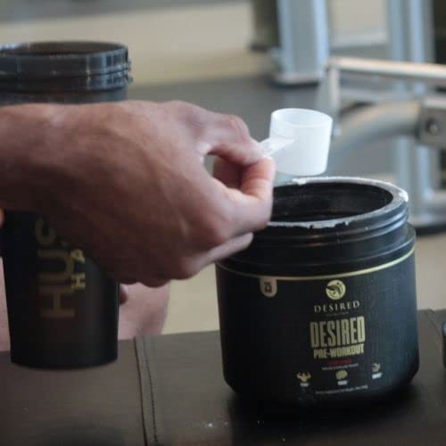 DESIRED NUTRITION, taza pre-entrenamiento: bebida lista para entrenar.