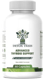 Detox Trees Thyroid Health Formula, botella frontal, apoyo diario de energía.