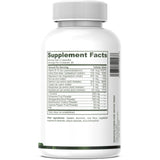 Detox Trees Thyroid Health Formula, etiqueta cercana, indica equilibrio diario.