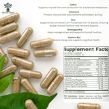 Detox Trees Thyroid Health Formula, caja, fácil de almacenar y usar.