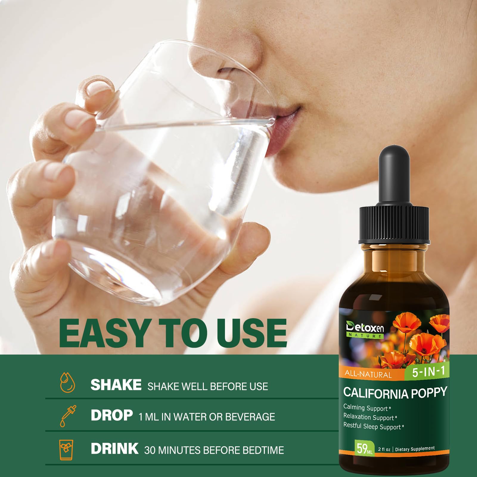DetoxenNATURE dosificador de gotas facilita dosis rápida