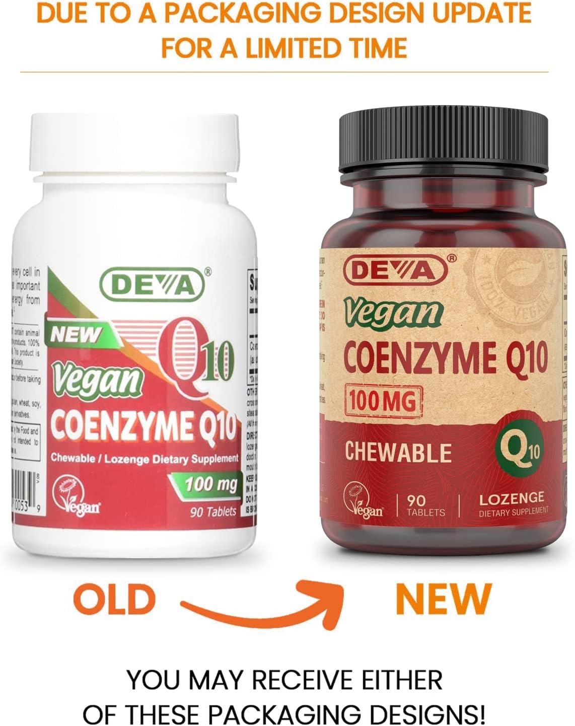 DEVA Coenzima Q10 forma sublingual para absorción rápida.