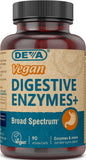 DEVA Enzimas Digestivas Veganas en botella: apoyo digestivo diario.