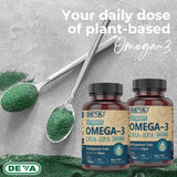 Cápsulas DEVA sin gluten para dietas restringidas.