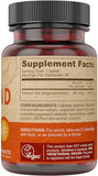DEVA Vitamina D2 800 UI, tabletas fáciles de tragar.