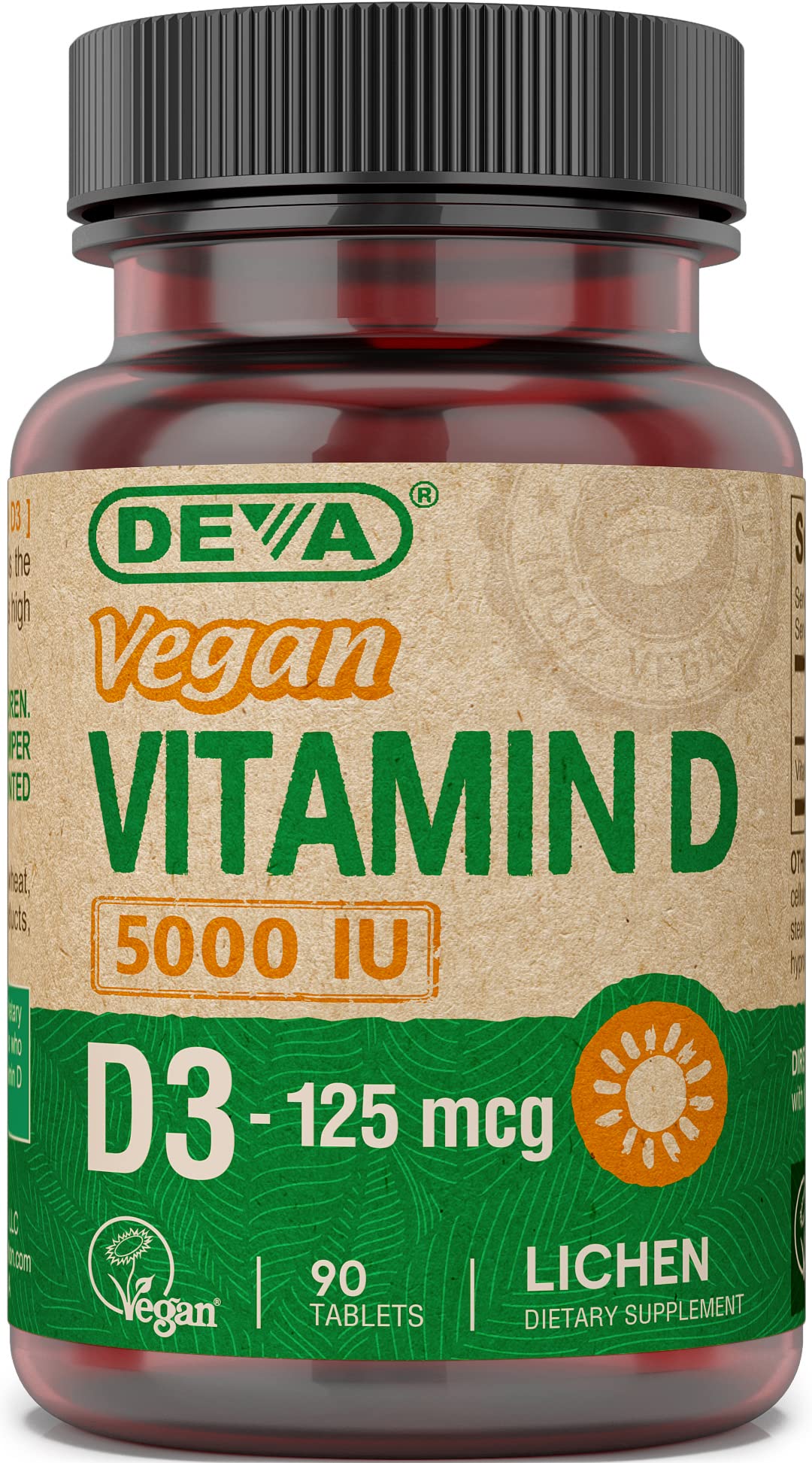 DEVA D3 5000 UI en botella para uso diario