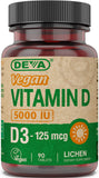 DEVA D3 5000 UI en botella para uso diario