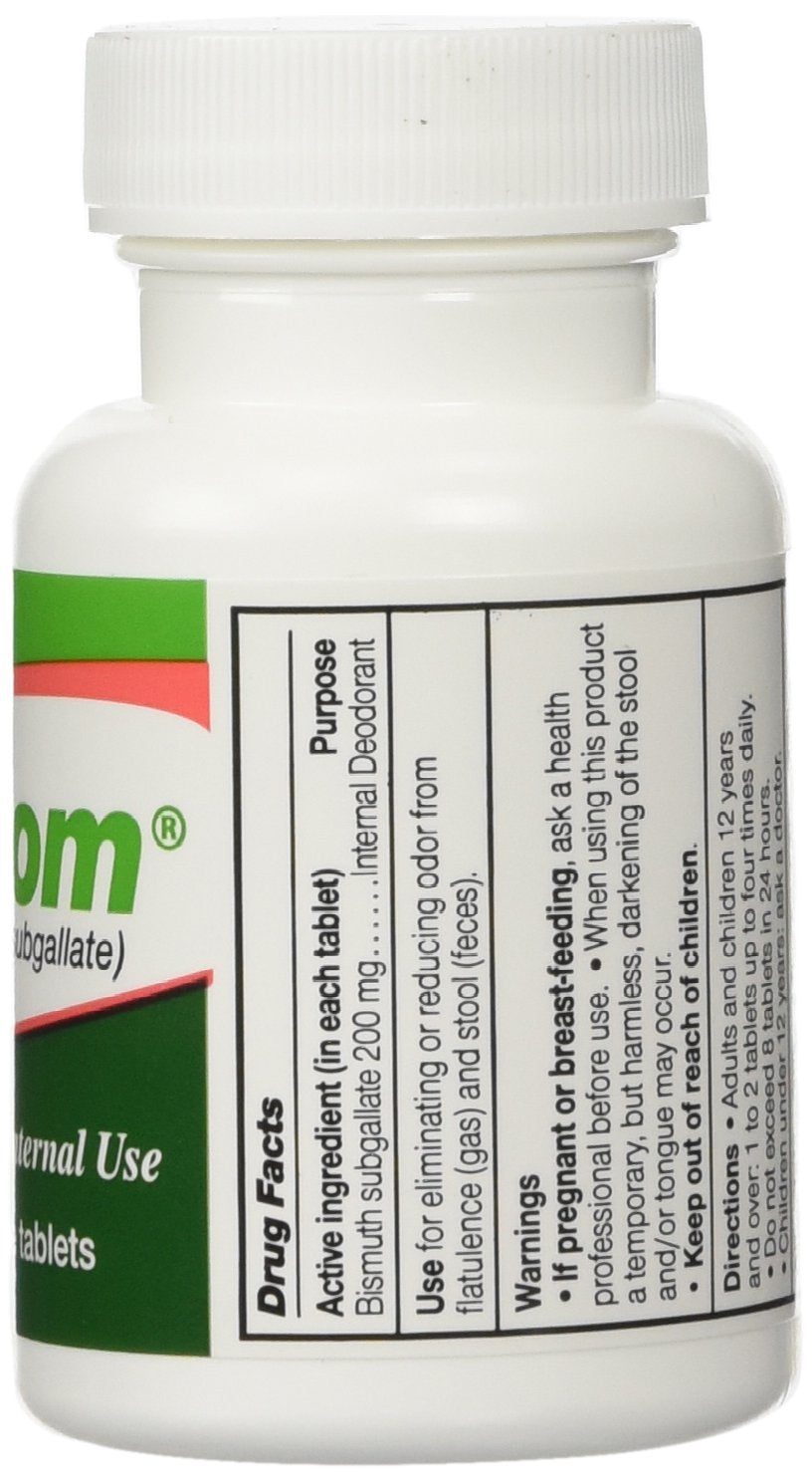 Devrom tabletas masticables, envase con 100 tabletas para conveniencia diaria.