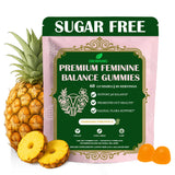 DEWANG gominolas equilibrio femenino, ingredientes probióticos, apoyo suave a la salud femenina