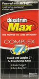 Dexatrim Max Complex-7, ingredientes clave visibles que apoyan la energía diaria.