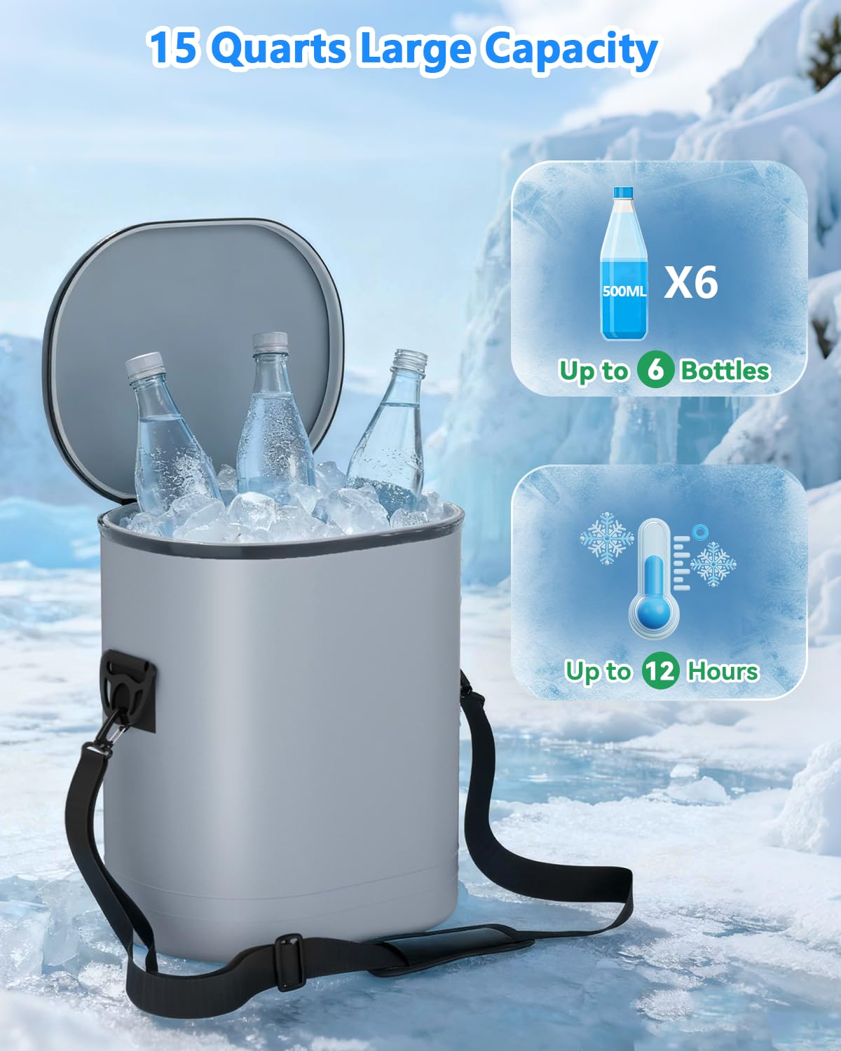 Dexcip almohadilla-crio-terapia-360: cobertura para rodilla y articulaciones.