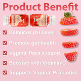 DEXOV gominolas probiótico femenino, vitamina C para defensa diaria.