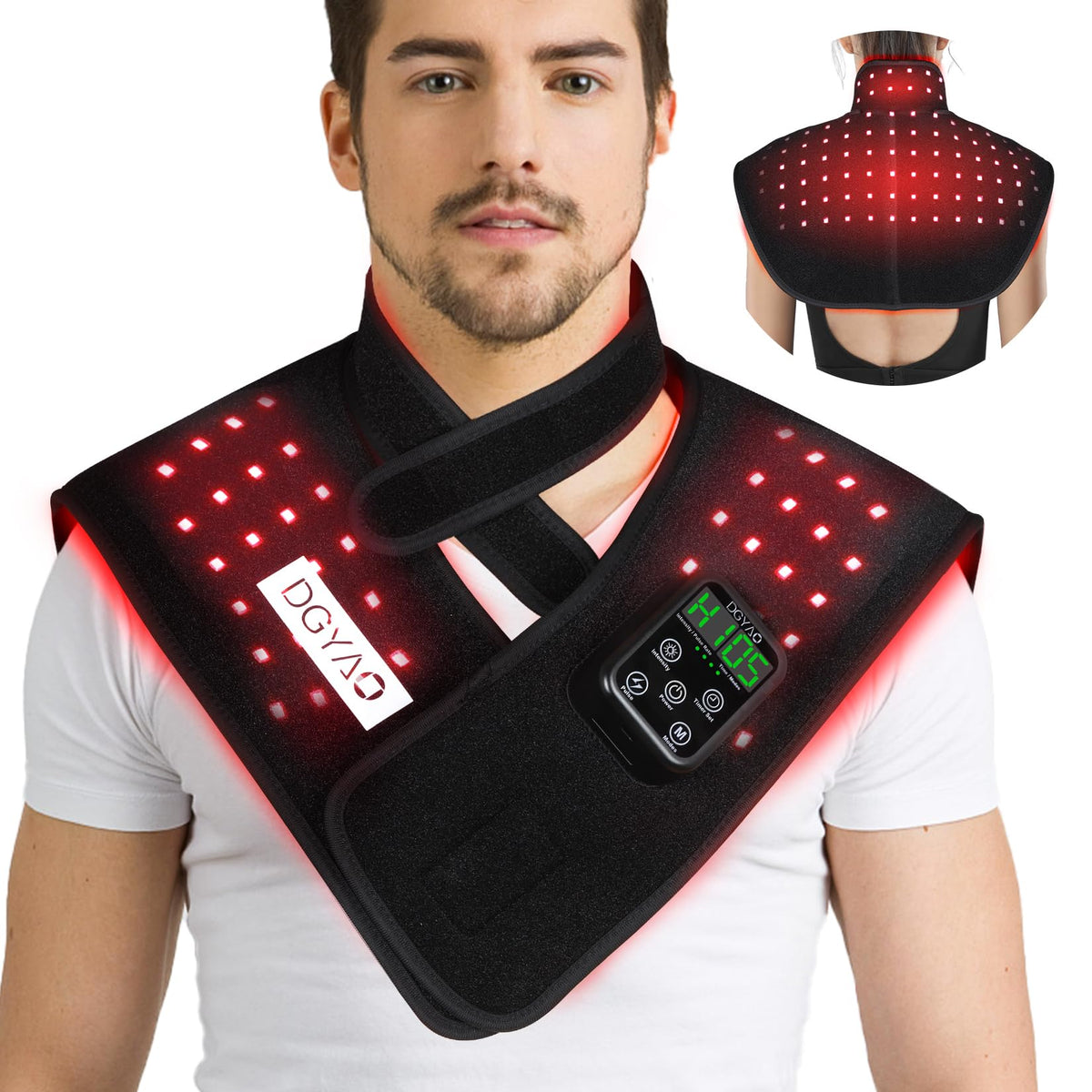 DGQY envoltura hombro-cuello detalle, ajuste cómodo para uso diario en casa.