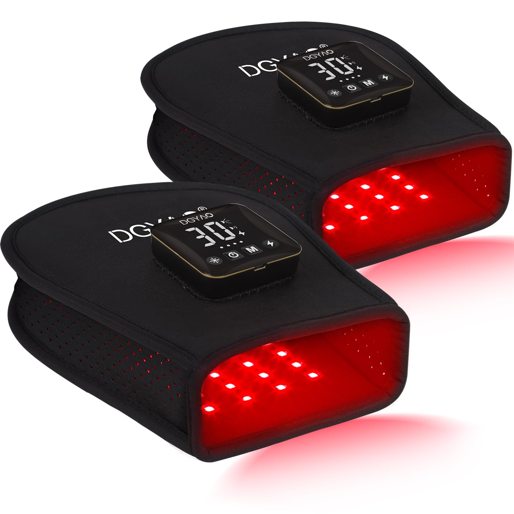 Guantes DGQY con luz roja e infrarroja para manos, alivio suave en casa.