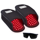 DGQY zapatilla de terapia con luz roja para el pie, alivio suave en casa.