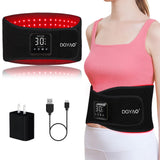 DGXINJUN cinturón de terapia con luz roja para alivio localizado en la zona lumbar.
