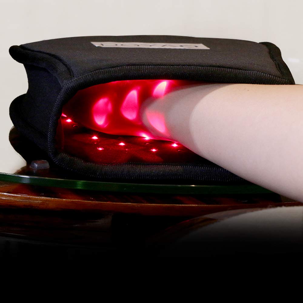 DGXINJUN luz roja e infrarroja para manos, apoyo a la relajación muscular.