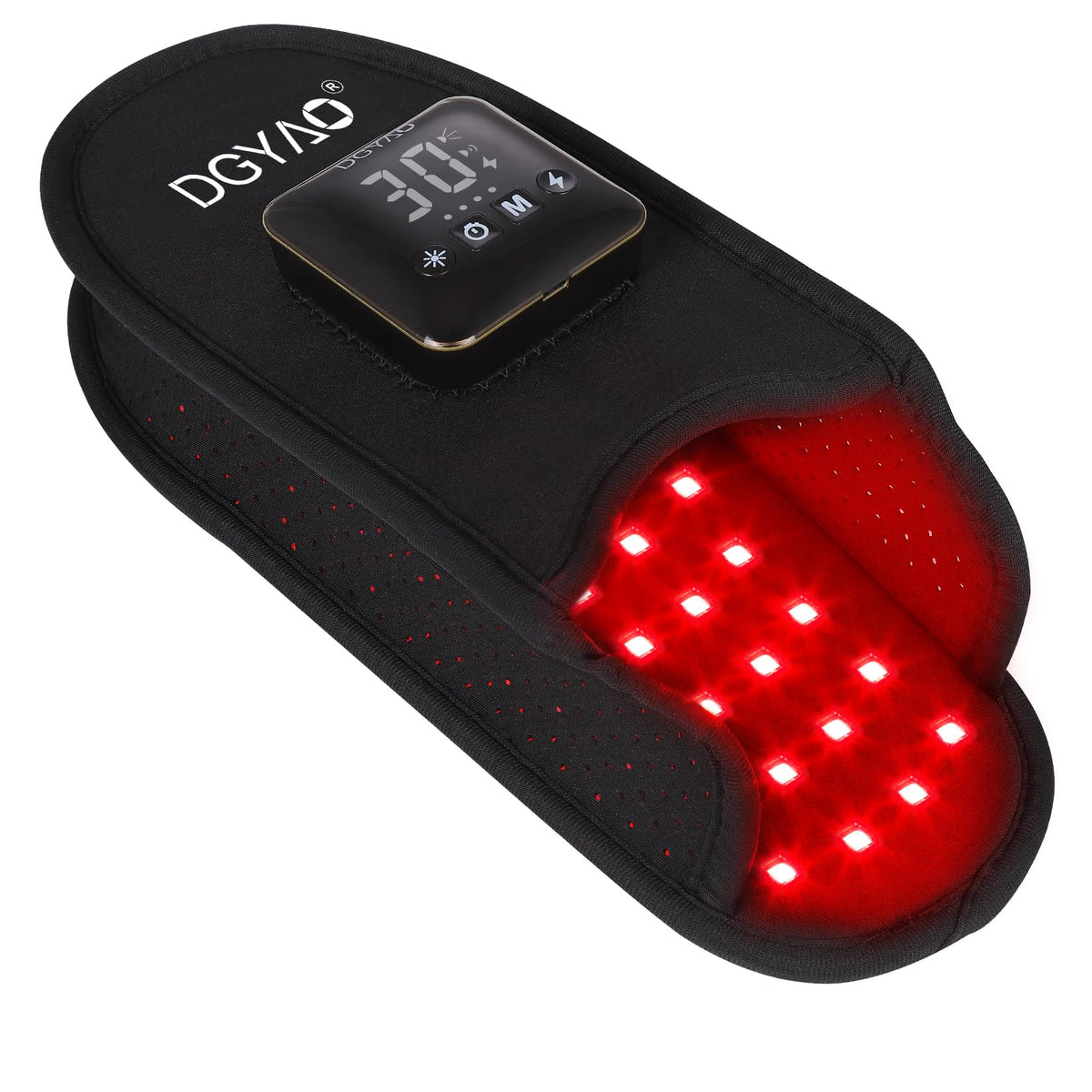 DGXINJUN terapia de luz roja para pie sin cables, sesión cómoda en casa