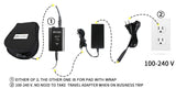 DGXINJUN rango de voltaje 100-240 V para uso internacional.