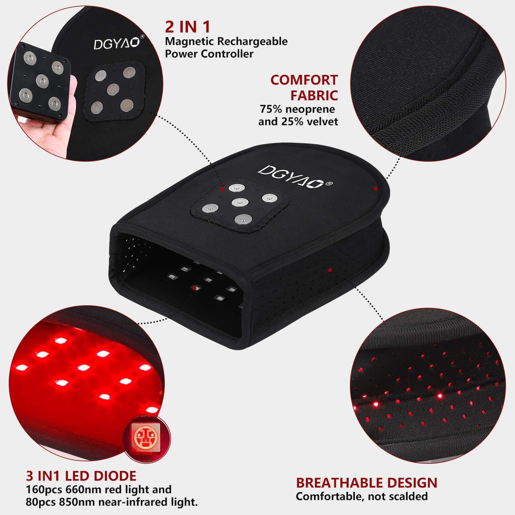 Batería desmontable de 4000mAh para libertad inalámbrica.