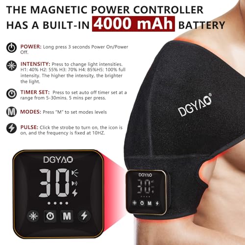 DGYAO D MAX, luces roja e infrarroja para tratamiento combinado.
