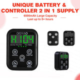 DGYAO RC2: luces rojas 660nm para calor suave en la piel.