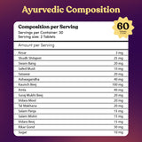 Dharishah Ayurveda caja 60 cápsulas formato práctico para uso constante