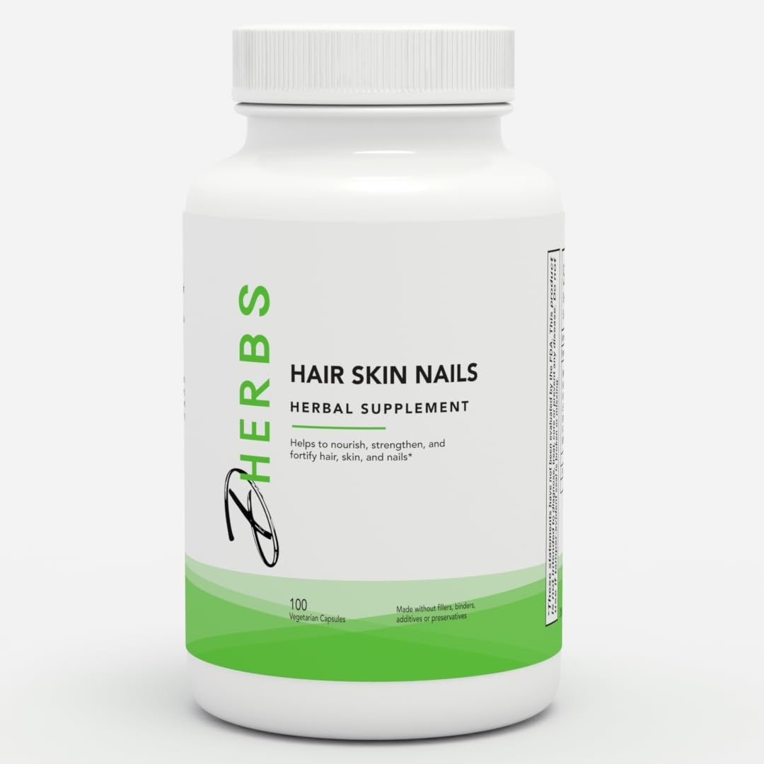 Dherbs Hair Skin Nails cápsula diaria para apoyar cabello, piel y uñas