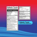 Diabetic Tussin DM, útil para aliviar congestión torácica.