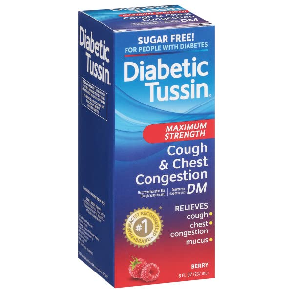 Diabetic Tussin DM, fórmula sin gluten para mayor inclusión.