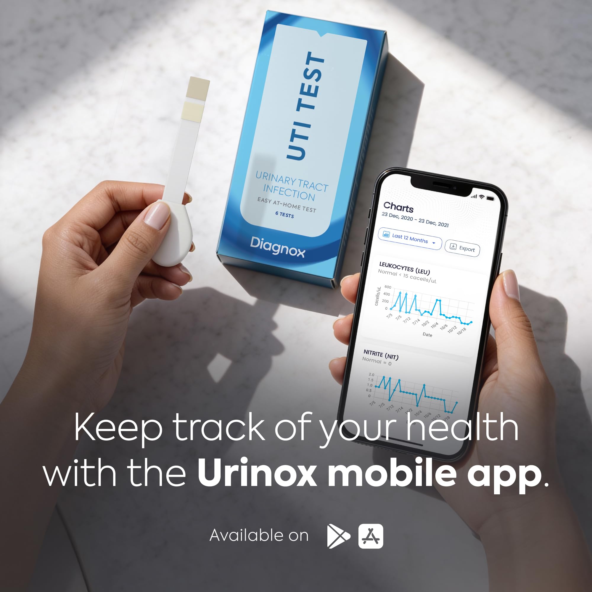 DIAGNOX HEALTH envases sellados para prueba higiénica