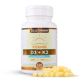 DIATMOON Vitamina D3 K2 – botella, fácil de incorporar a tu rutina diaria para apoyo general.