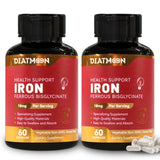 DIATMOON: cápsulas de hierro bisglicinato con absorción superior para vitalidad diaria.