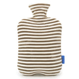 DICEVER bolsa de agua caliente 2L con funda suave gris para mayor confort.