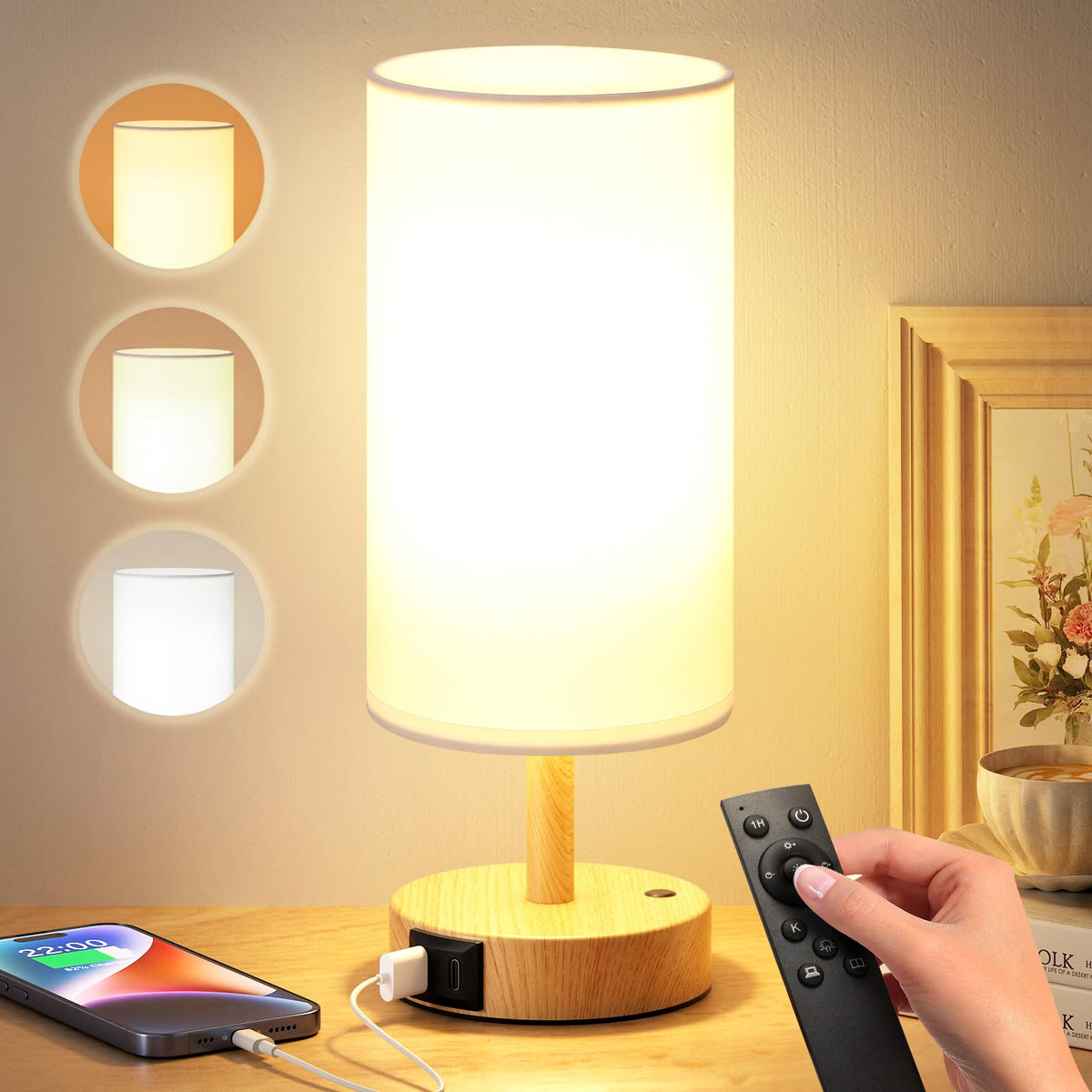 Lámpara Dicoool con terapia de luz 10000 lux para mejorar el ánimo en días grises.