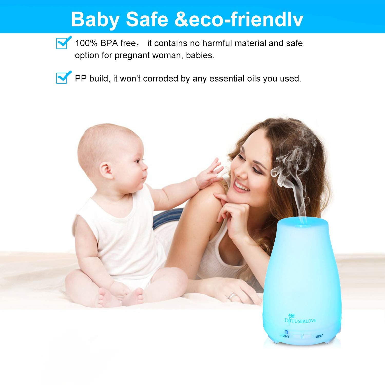 Diffuserlove difusor con apagado automático por seguridad