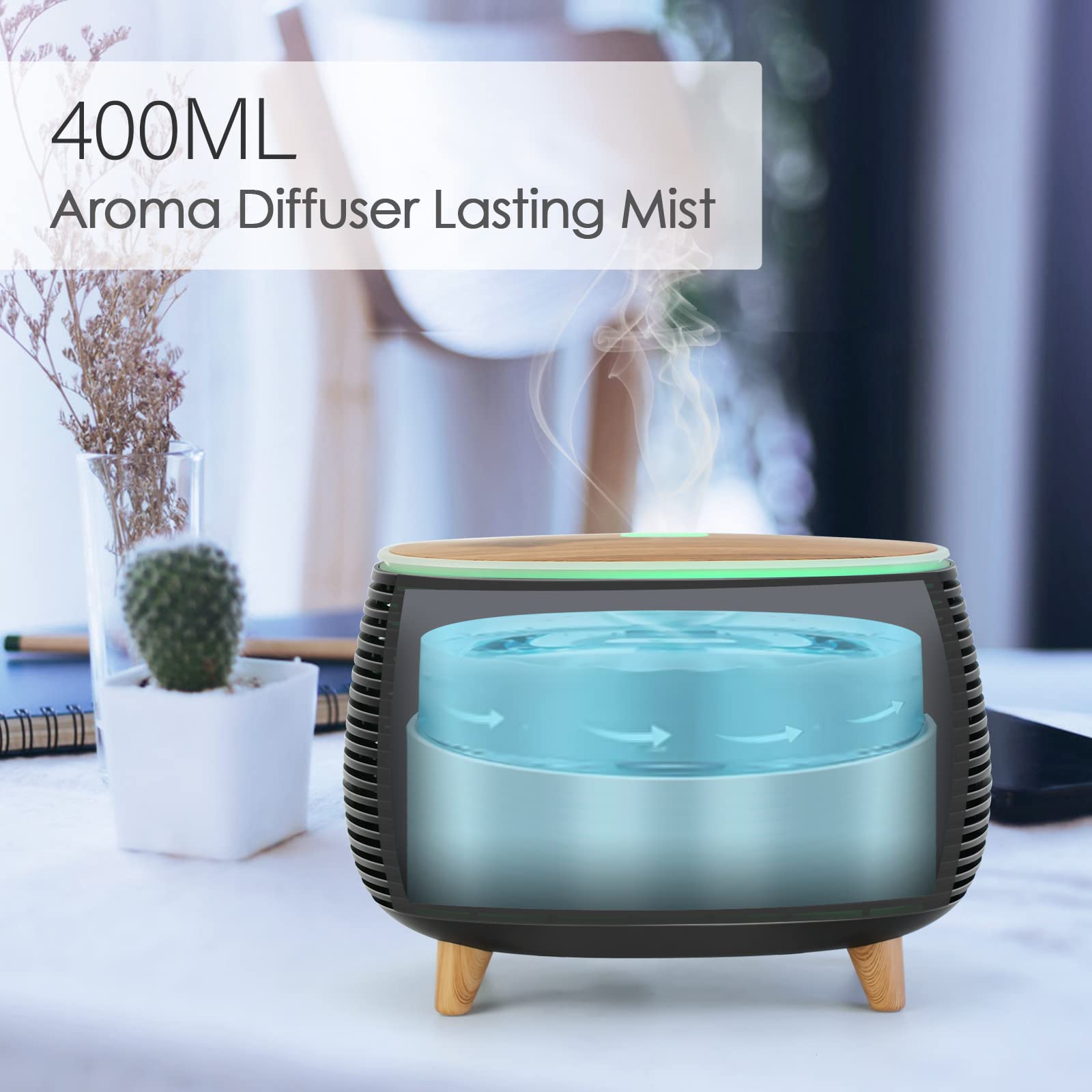 Diffuserlove funcionamiento de bajo ruido ideal para dormir o trabajar