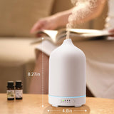 Diffuserlove bajo ruido crea ambiente tranquilo en dormitorio u oficina.