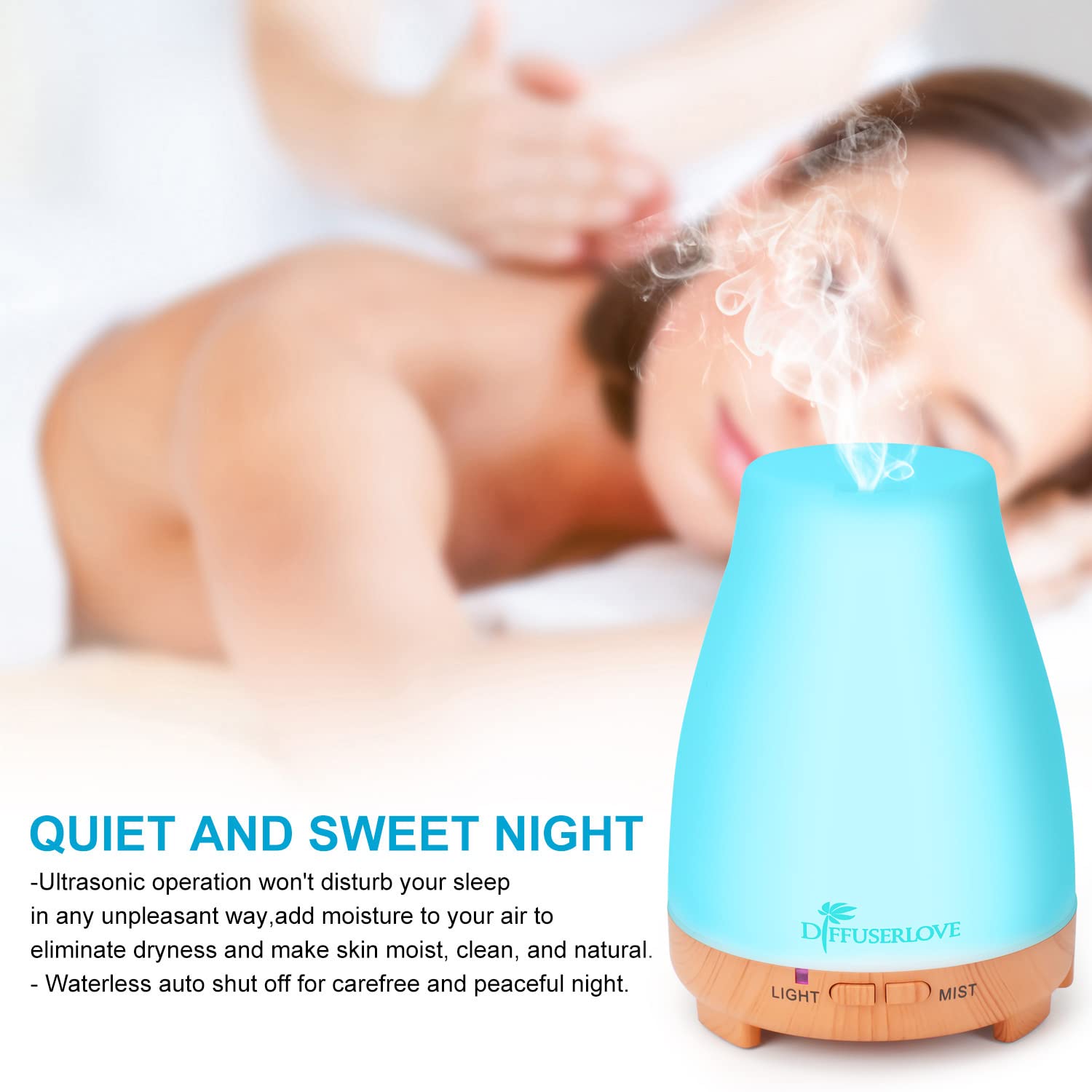 Diffuserlove: base amarilla con diseño moderno para espacios pequeños.