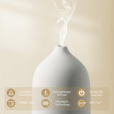 Diffuserlove base con patrón de madera amarilla, aporta calidez