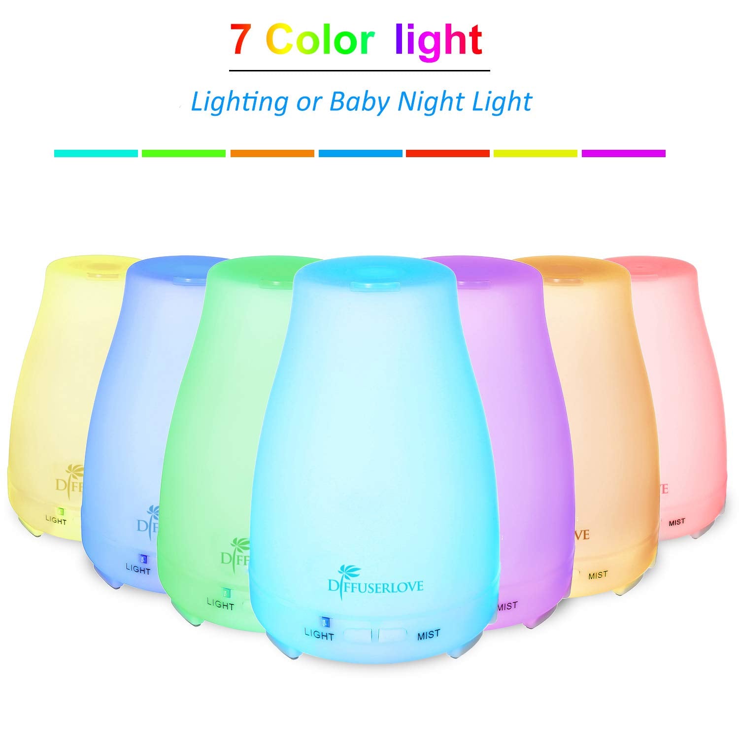 Diffuserlove difusor con control remoto para ajustes desde cualquier lugar