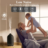 Diffuserlove difusor con 7 luces ambientales para crear atmósferas tranquilas.