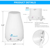 Diffuserlove diseño compacto y elegante que encaja en espacios pequeños