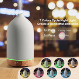 Diffuserlove iluminación de siete colores para crear atmósferas