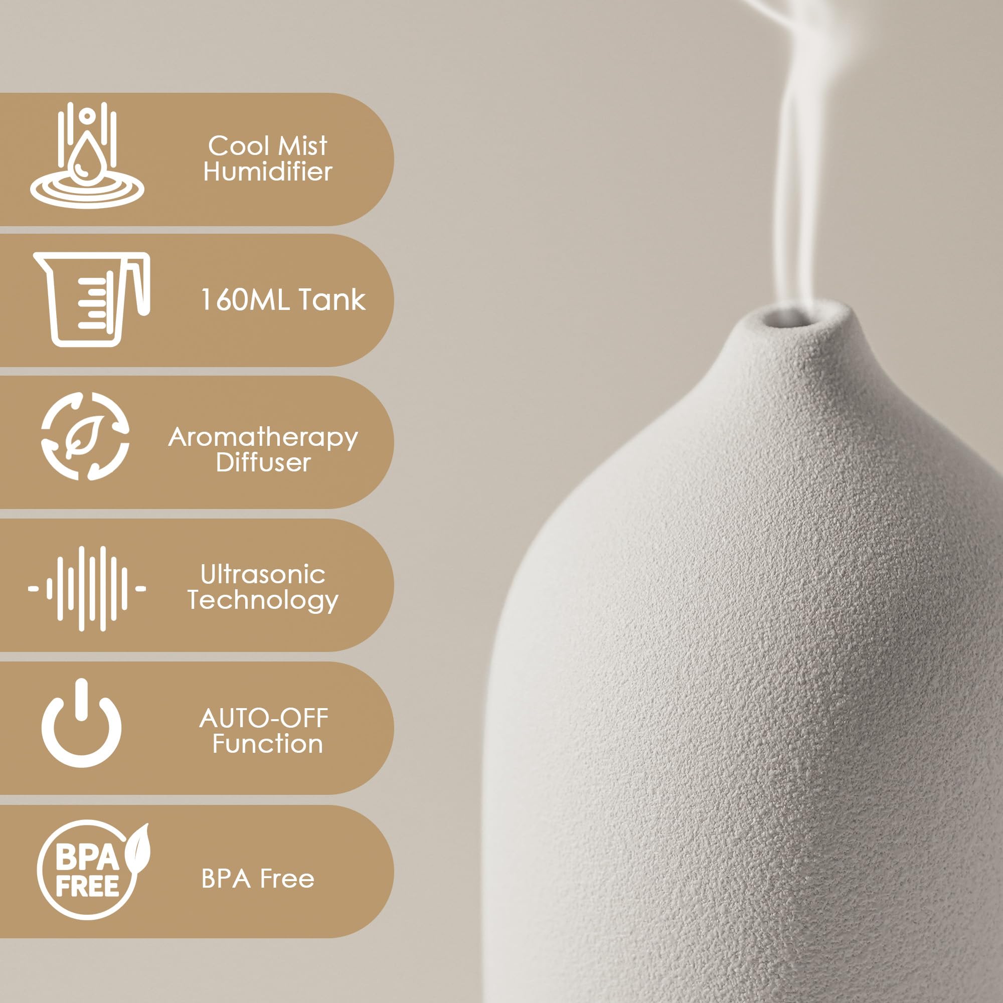 Diffuserlove iluminación ambiental 7 colores para adaptar el ambiente